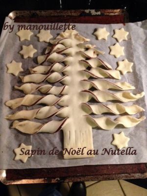 Recette Sapin de Noël au Nutella