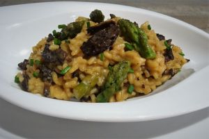 Recette Risotto aux morilles et asperges