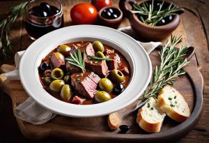 Recette Traditionnelle de bœuf en daube aux olives : saveurs provençales garanties !