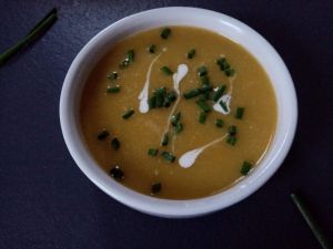 Recette Velouté de feuilles de choux de Bruxelles (anti gaspi)