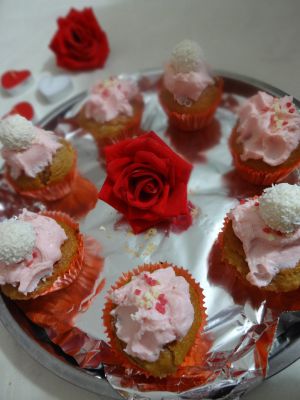 Recette Cupcakes Pâte à tartiner/Noix de Coco