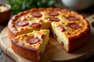 Recette Secrets pour réussir un délicieux cake au chorizo et au chèvre