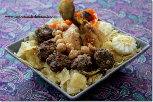 Recette Trida, mkartfa, cuisine algérienne