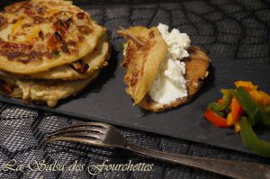 Recette Pancakes Ensoleillés Farcis au Fromage Frais