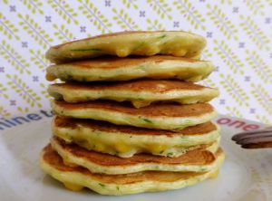 Recette Pancakes de courgettes et maïs