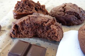 Recette Cookies chocolat aux pépites de chocolat, du chocolat et encore du chocolat