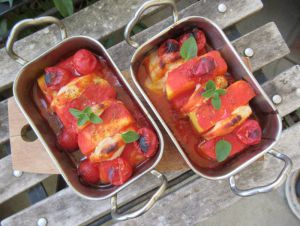 Recette Polenta au four (tomate -mozzarella)