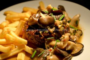 Recette Steak Haché De Boeuf Sauce Cognac Aux Pleurotes