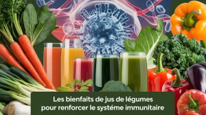 Recette Bienfaits des jus de légumes pour renforcer le système immunitaire