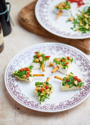 Recette Sapins de Noël au camembert