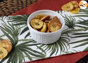 Recette Chips de banane plantain au air fryer