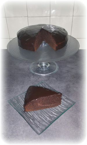 Recette Gâteau au chocolat et glaçage au chocolat