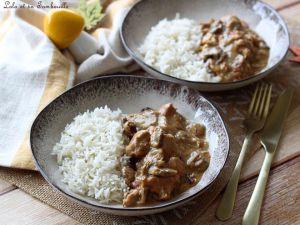 Recette Sauté de veau aux lardons & champignons