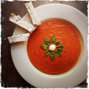 Recette Ma soupe glacée aux poivrons