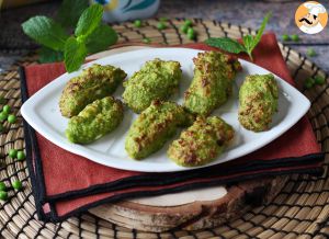 Recette Croquettes de petits pois et feta au air fryer