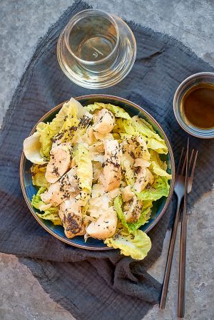 Recette Salade César à la truffe (Caesar à la truffe)