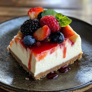 Recette Cheesecake Fruits Frais : Recette Facile et Savoureuse