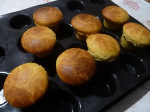 Recette Petites briochettes au beurre en forme de  champignon