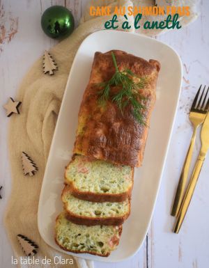 Recette Cake au saumon frais et à l'aneth