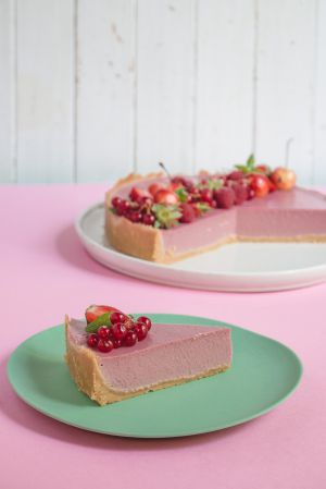 Recette Cheesecake aux fraises végane, et sans cuisson au four !