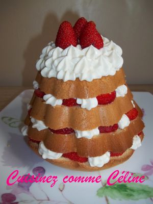 Recette Gâteau fraise mascarpone