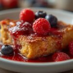 Recette French Toast Casserole with Berries