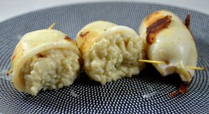 Recette Encornet farcis au risotto aux fruits de mer
