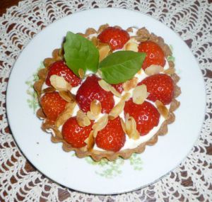 Recette Tarte aux fraises au mascarpone
