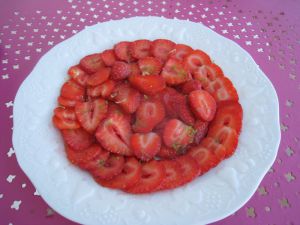 Recette Carpaccio de fraises