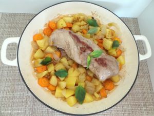 Recette Filet mignon de porc au cumin et basilic thaï (Pork fillet with cumin and Thai basil)