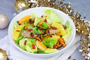 Recette Salade au jambon pour Noël VEGAN