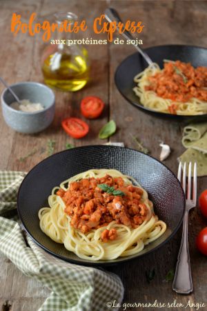 Recette Bolognaise express au protéines de soja #vegan