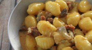 Recette Gnocchi au chorizo & gorgonzola