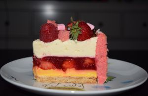 Recette Entremet Kalamansi – Fruits rouges – Verveine