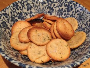 Recette Sablés au chèvre et au thym