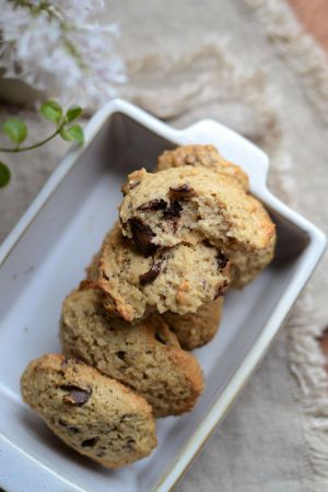 Recette Cookies au beurre de cacahouète et chocolat #végan