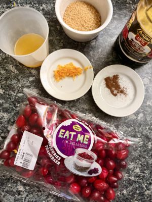 Recette Sauce aux canneberges à la persane