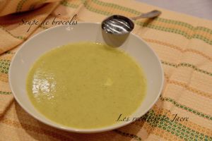 Recette Soupe de brocolis