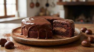 Recette Ce gâteau chocolat-marron fondant séduit irrésistiblement tous les gourmands