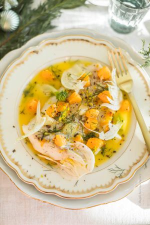 Recette Poisson blanc fenouil et sauce mandarine