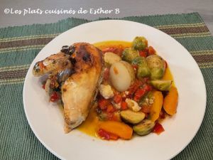 Recette Poulet rôti à la portugaise