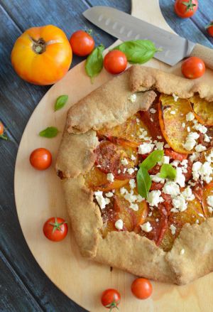 Recette Tarte aux  tomates du jardin