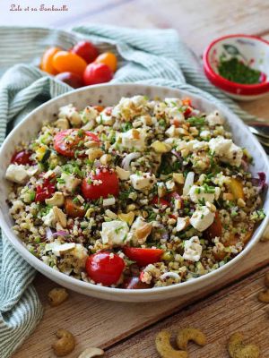 Recette Salade de quinoa aux légumes