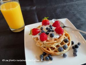 Recette Gaufres à l’avoine et au yogourt grec