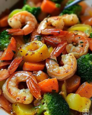 Recette Sauté Crevettes Légumes : Recette Facile et Savoureuse