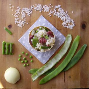 Recette Risotto vert aux gésiers confits