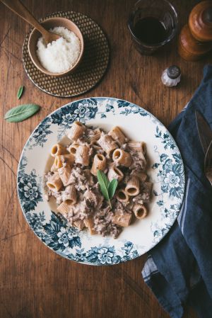 Recette Pâtes au boeuf haché sauce crémeuse au Boursin