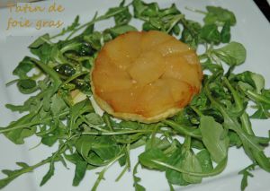 Recette Tatin de foie gras *