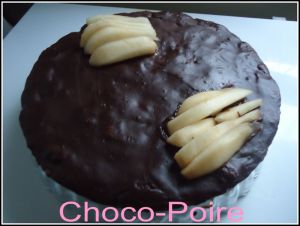 Recette Gâteau poire chocolat