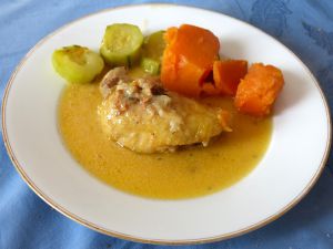 Recette Poulet à la crème de parmesan